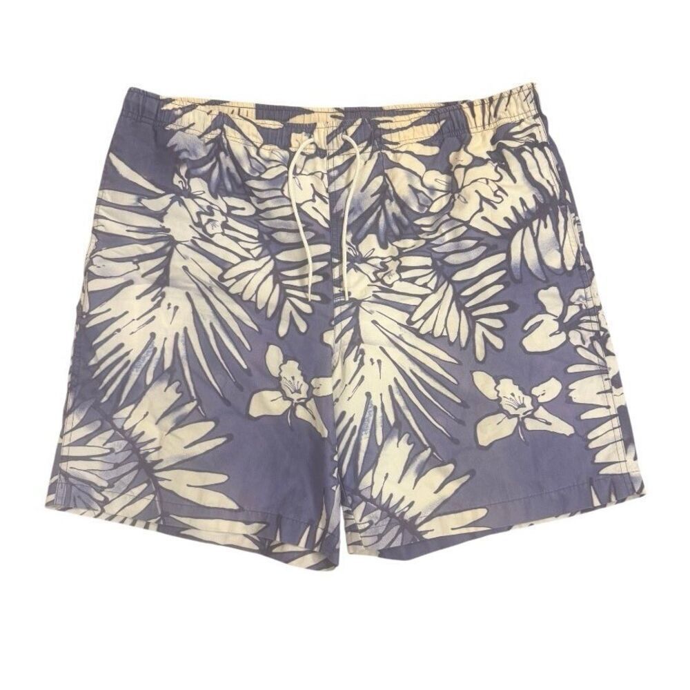 Polo Sport Men’s Swim Trunks Large Drawstring Liner Tropical Print Beach